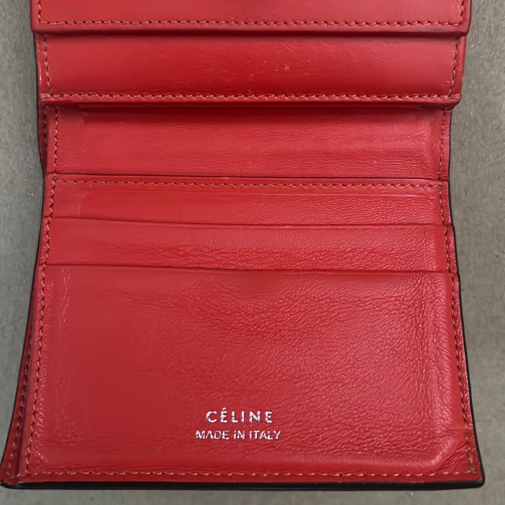 Celine Trifold Grained Wallet - Picture 9 of 15
